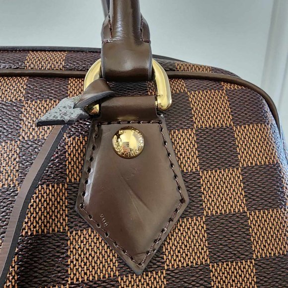 Brown checkered bag - Picture 4 of 14